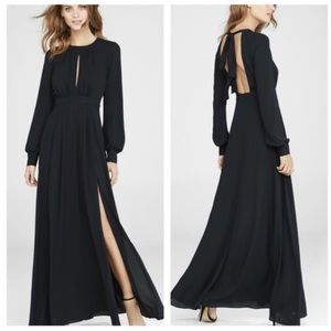 Express Poet Long Sleeve Maxi Dress size:0